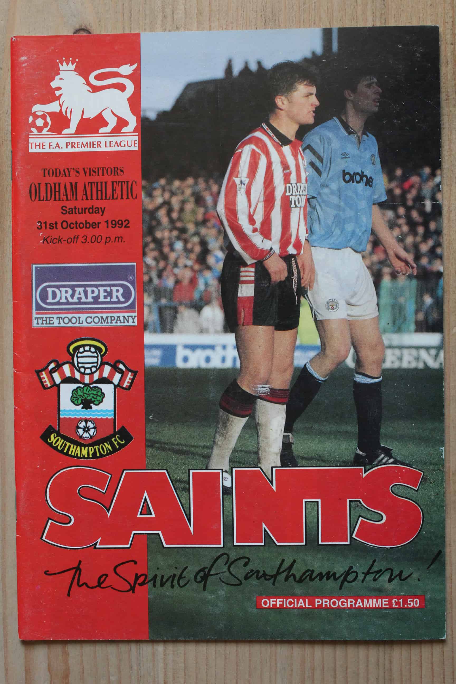 Southampton FC v Oldham Athletic FC